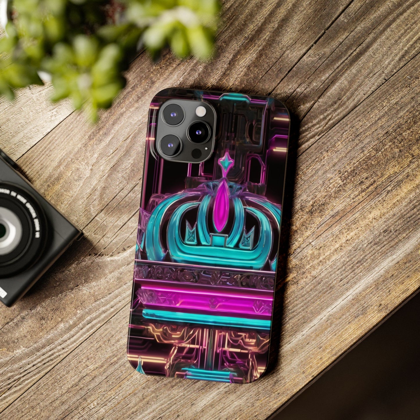 Slim Phone Case for iPhone 16 - Glossy, Lightweight, Impact-Resistant
