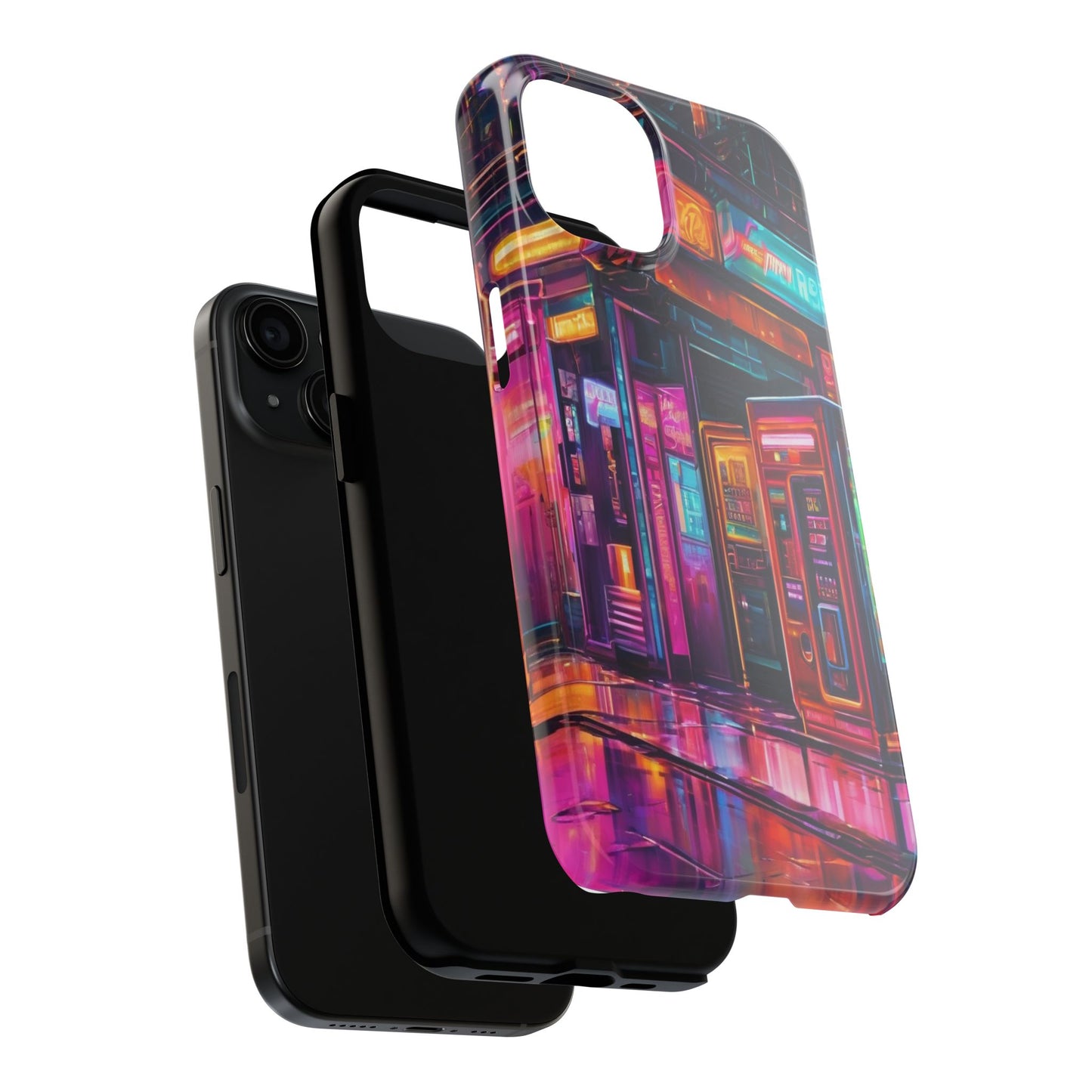 Tough Phone Case - 2-Piece, Impact-Resistant, Glossy Finish