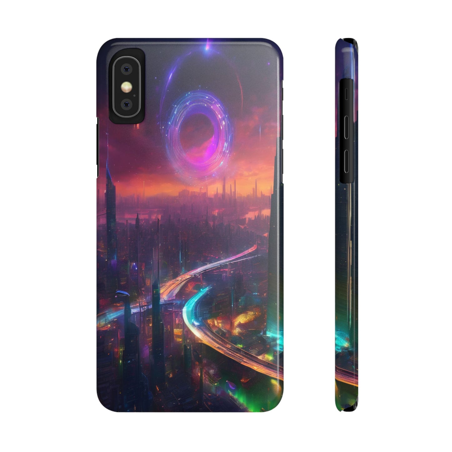 Slim Glossy Phone Case for iPhone 16 – Lexan PC