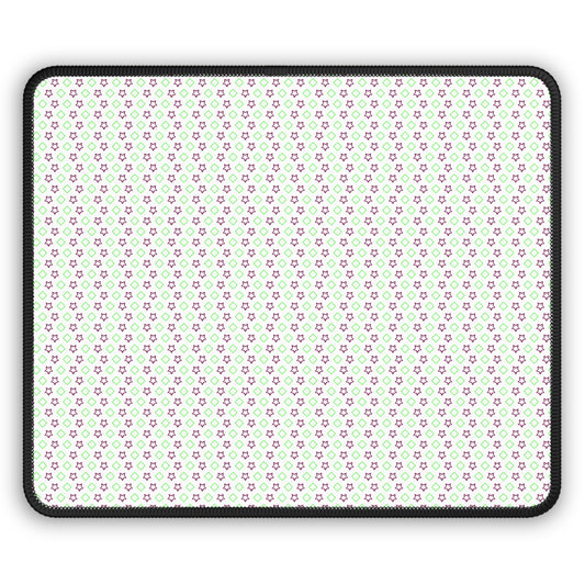 Neon Gaming Mouse Pad - Custom 9x7 Neoprene with Stitched Edges