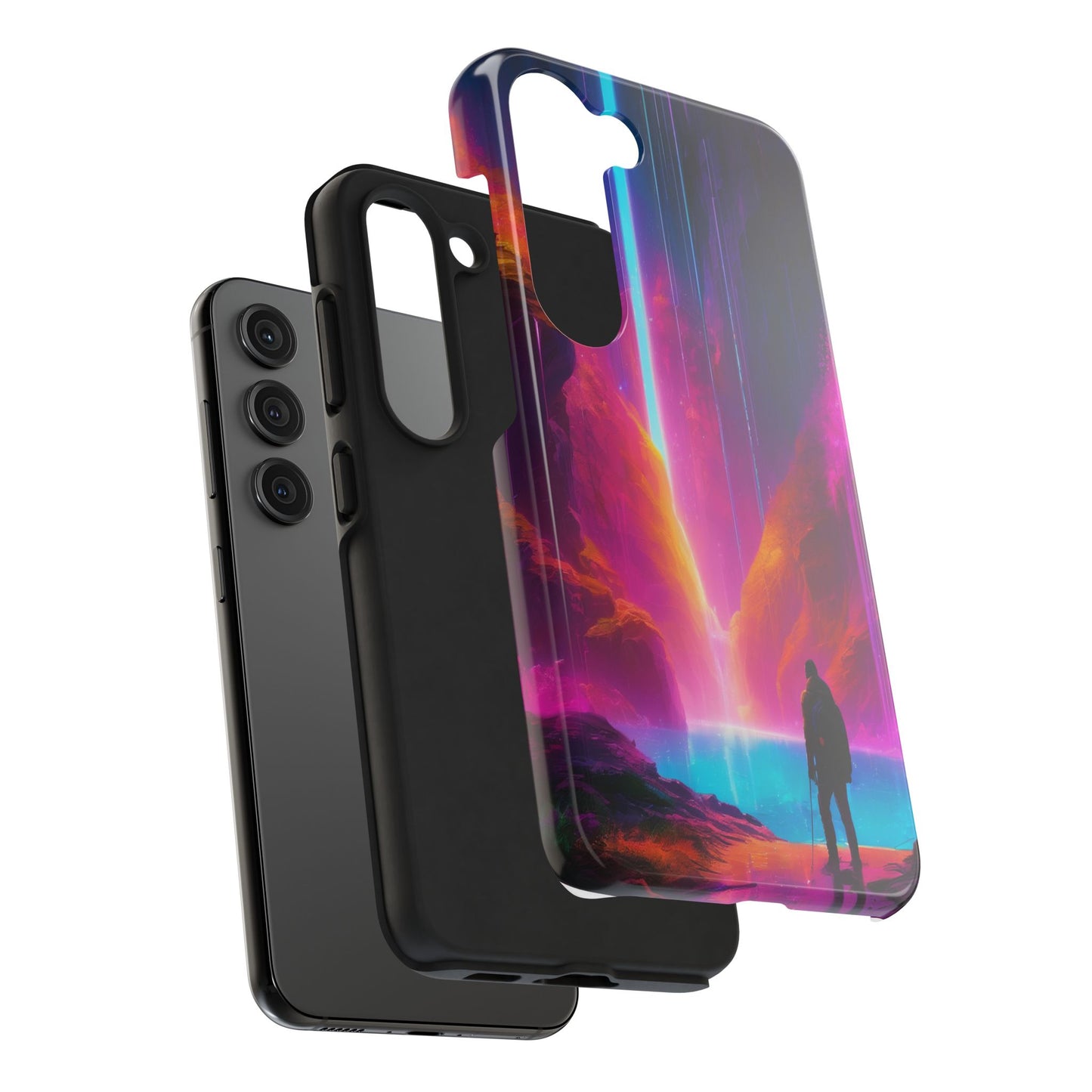 Tough Phone Case with TPU & PC Shell – Shockproof for iPhone/Samsung