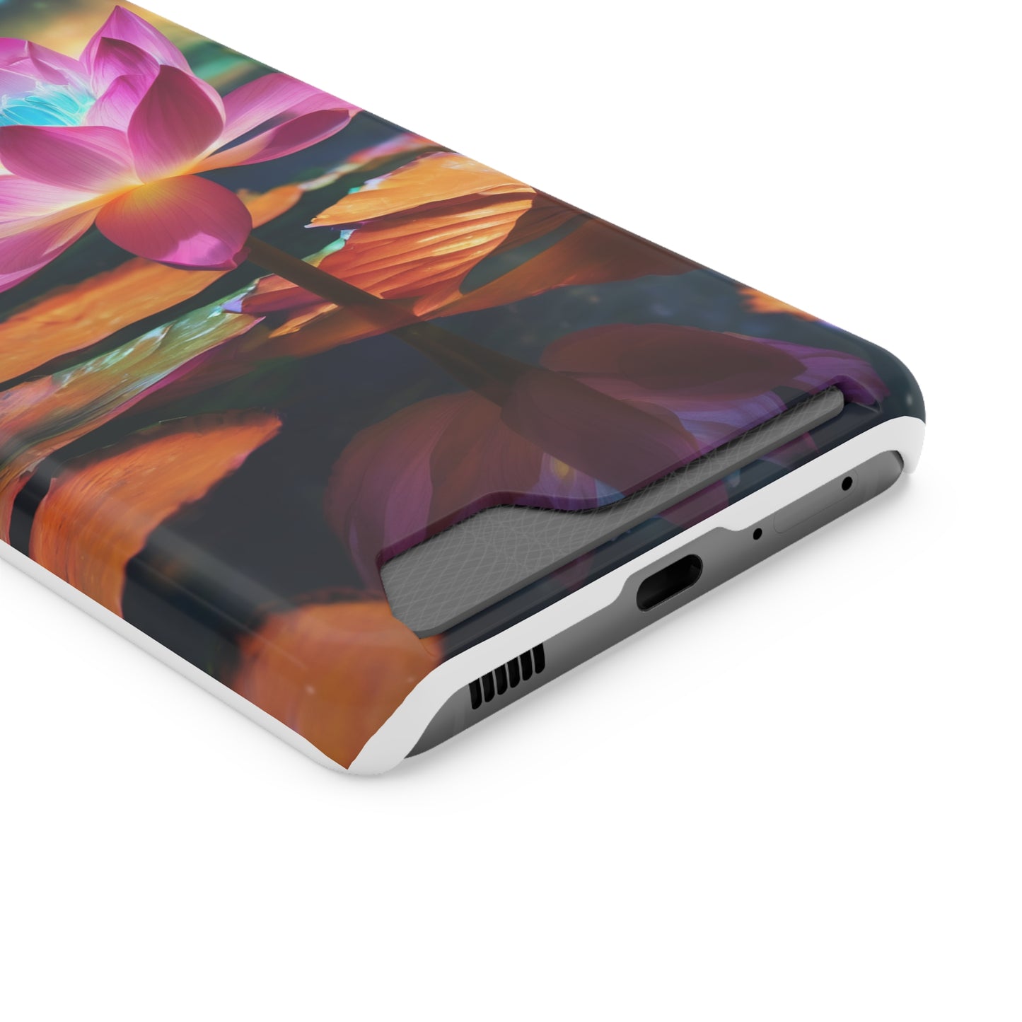 Neon Phone Case with Card Holder - MagSafe & Card Storage