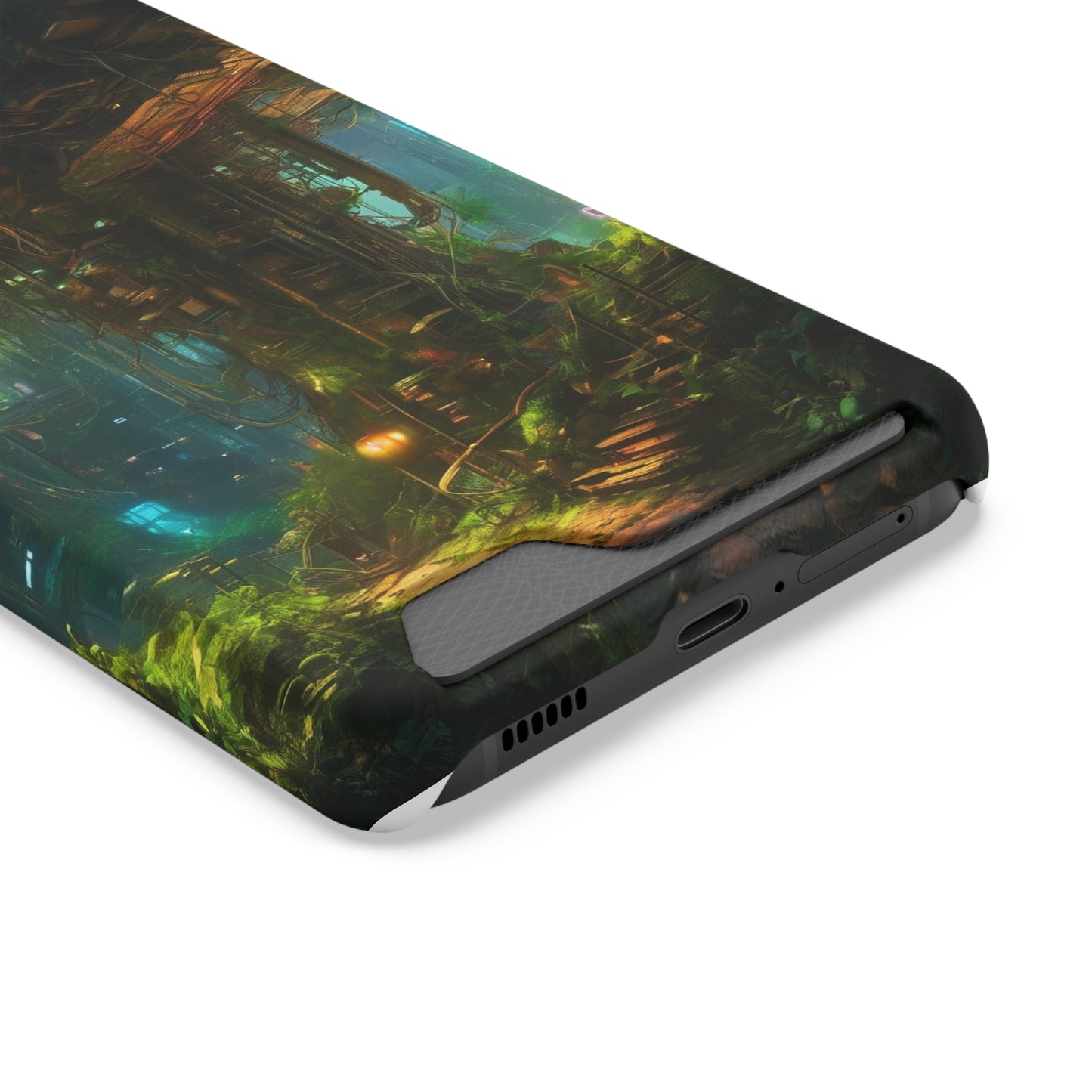Neon Phone Case with Card Holder Glossy/Matte Polycarbonate, MagSafe