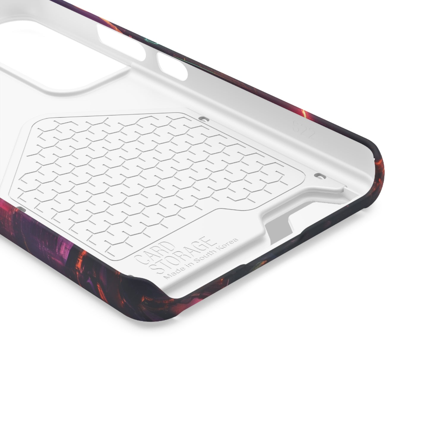 Cyberpunk Neon Card Holder Phone Case MagSafe