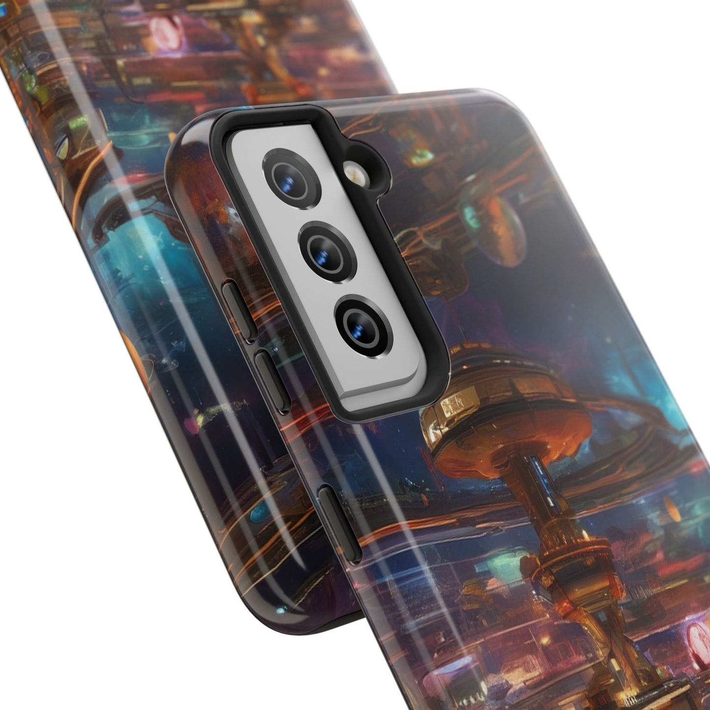 Tough Phone Case - 2-Piece Impact-Resistant Glossy Shield
