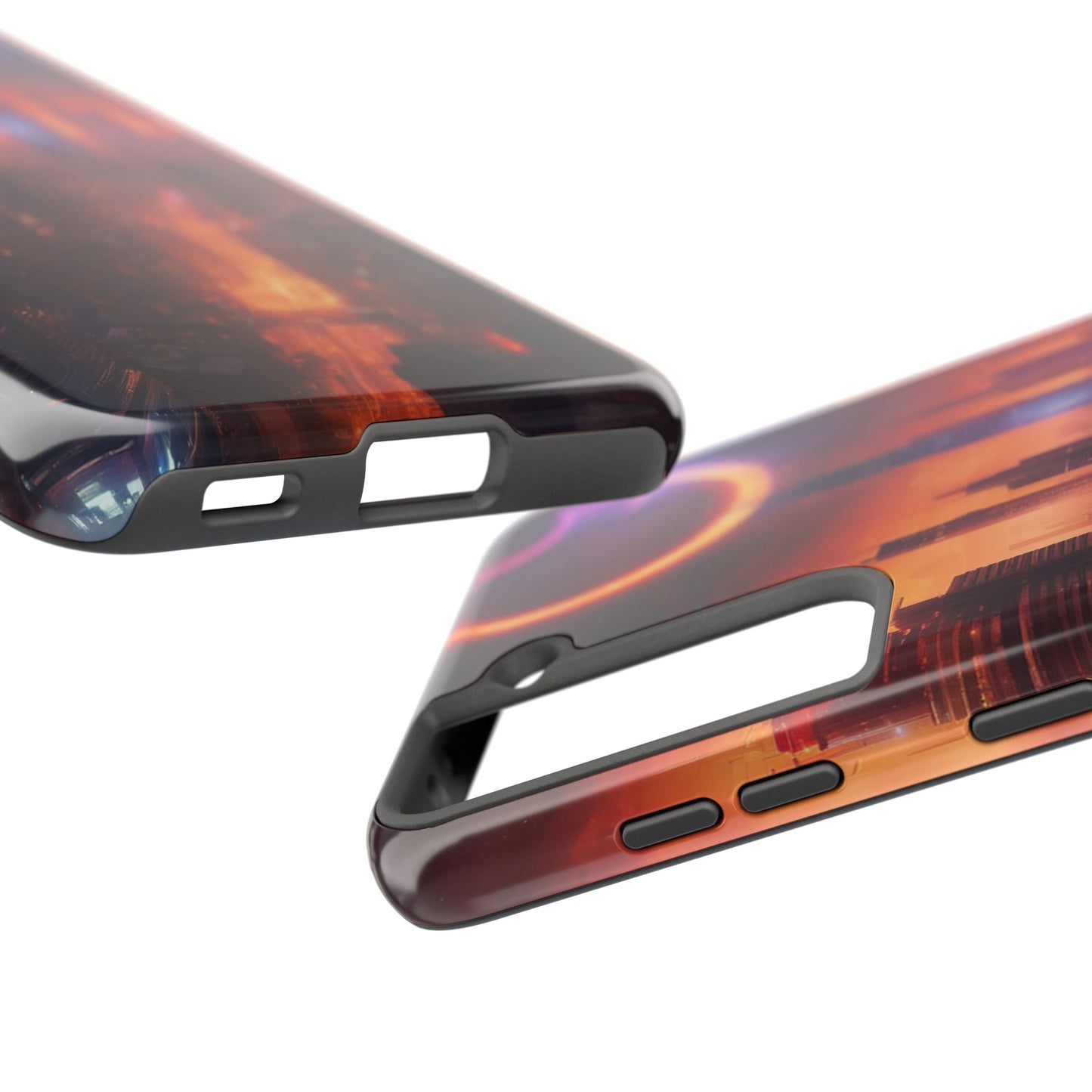 Rugged Phone Case - Impact-Resistant Dual-Layer TPU/PC, Glossy