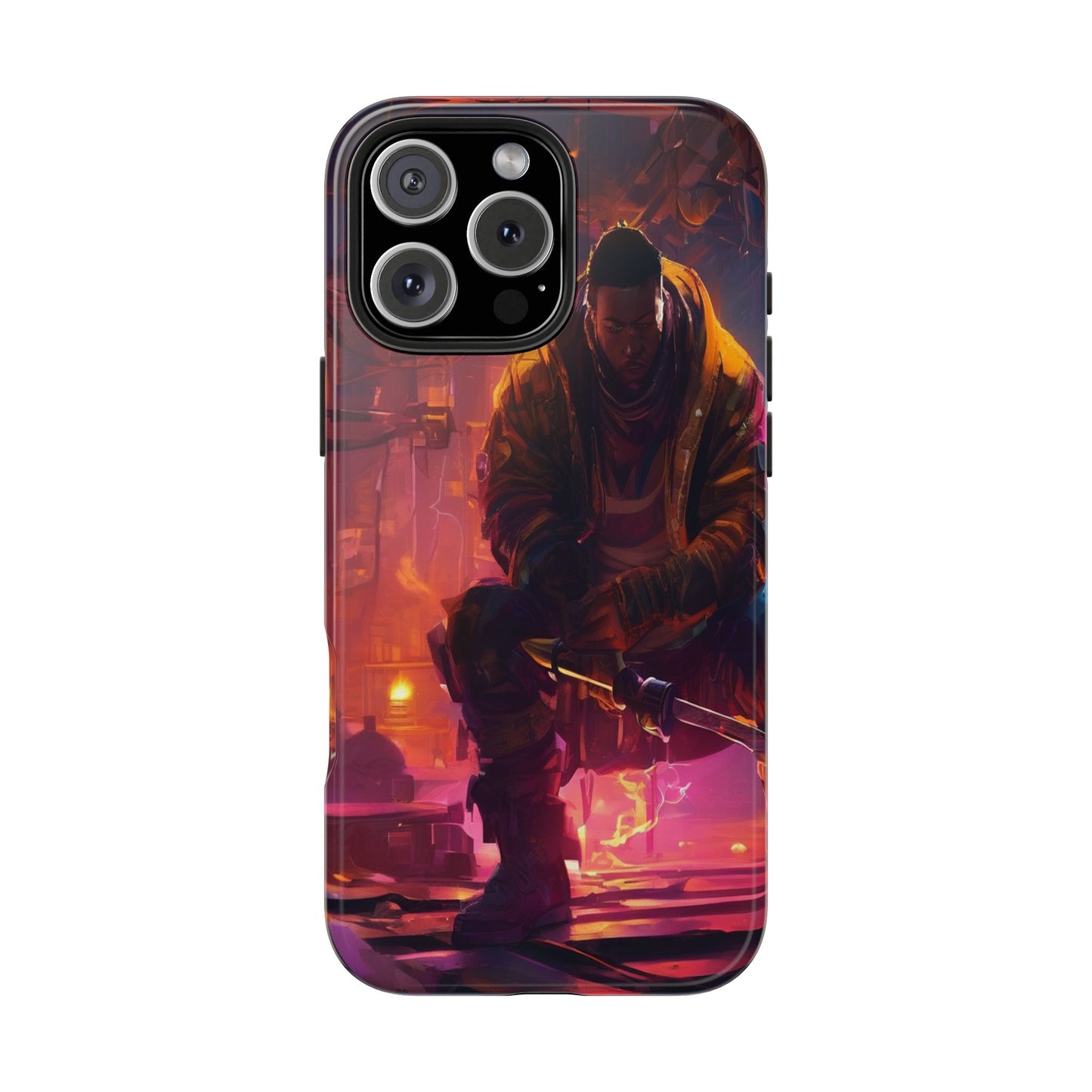 Tough Phone Case - Shockproof TPU & PC Shell for iPhone & Samsung