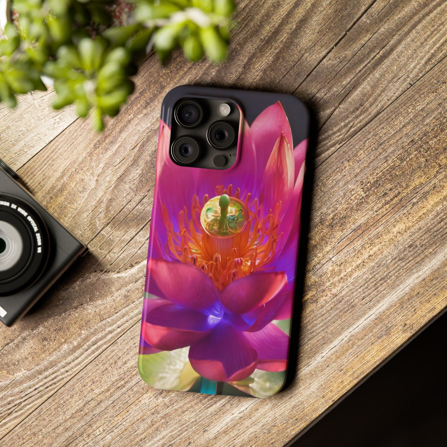 Slim Phone Case for iPhone 16 - Glossy Lexan, Ultra-Thin