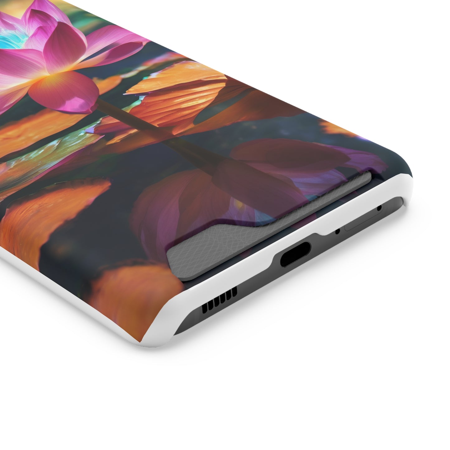Neon Phone Case with Card Holder - MagSafe & Card Storage