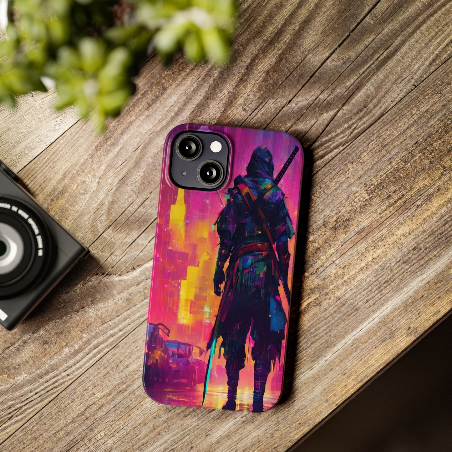 Neon Slim Phone Case for iPhone 16 - Glossy Lexan Finish
