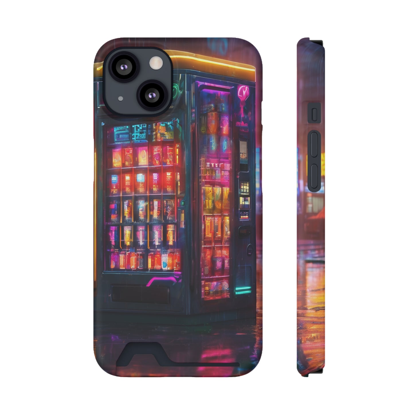 Phone Case with Card Holder - Impact-Resistant Polycarbonate, MagSafe