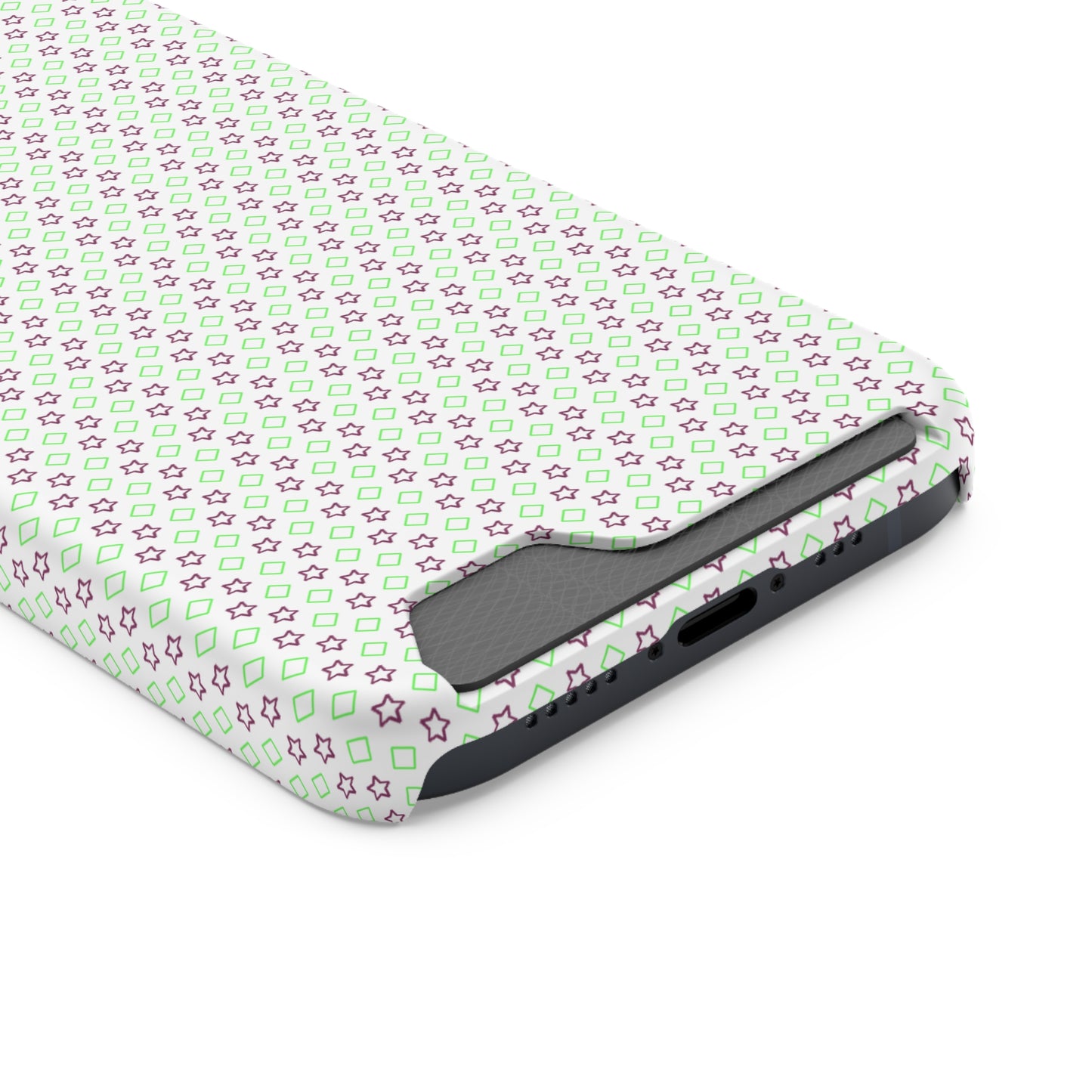 Neon Card Holder Phone Case with MagSafe - Impact-Resistant