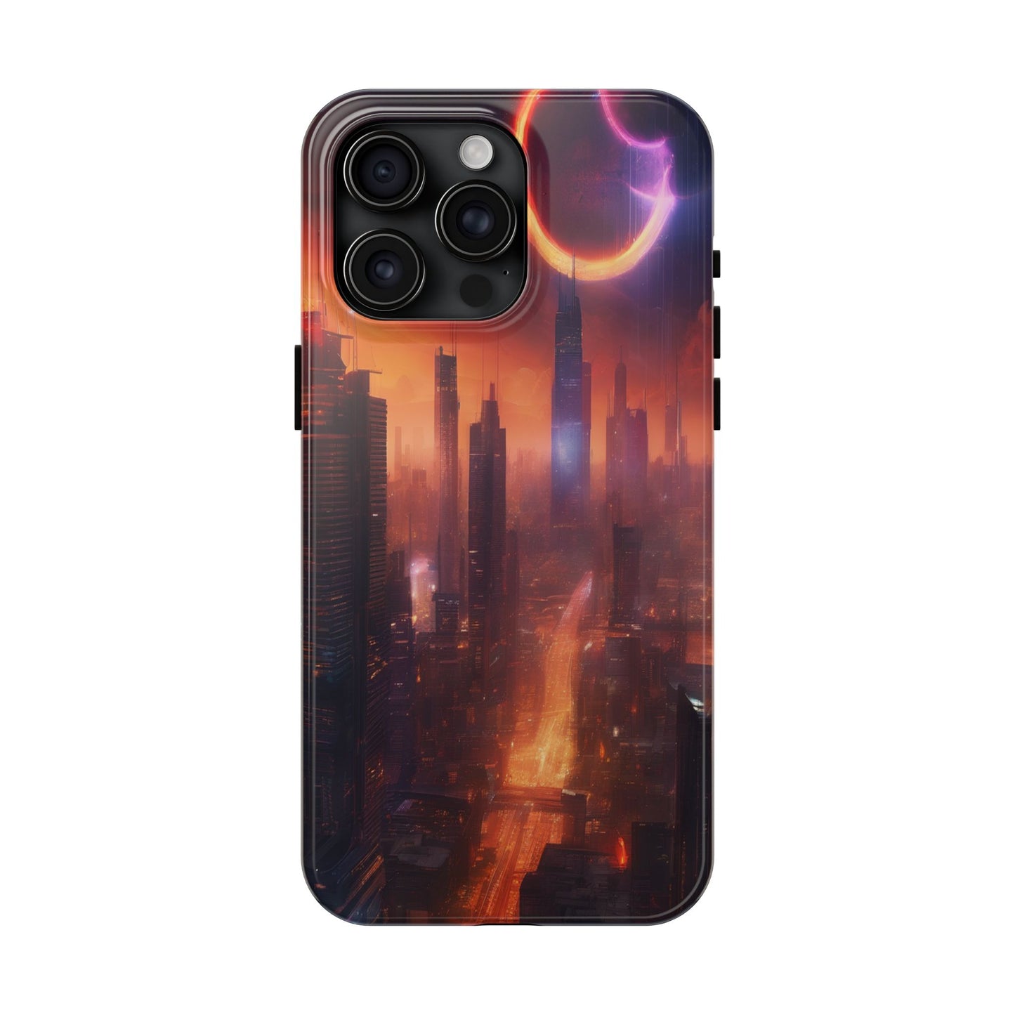 Rugged Phone Case - Impact-Resistant Dual-Layer TPU/PC, Glossy