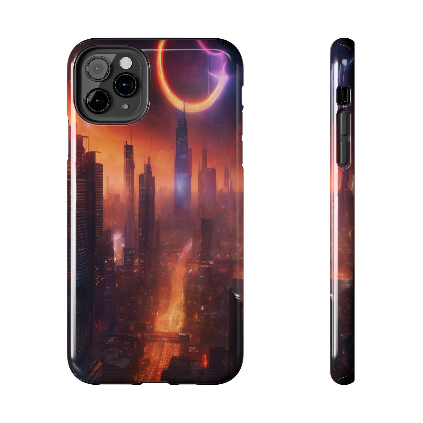 Rugged Phone Case - Impact-Resistant Dual-Layer TPU/PC, Glossy