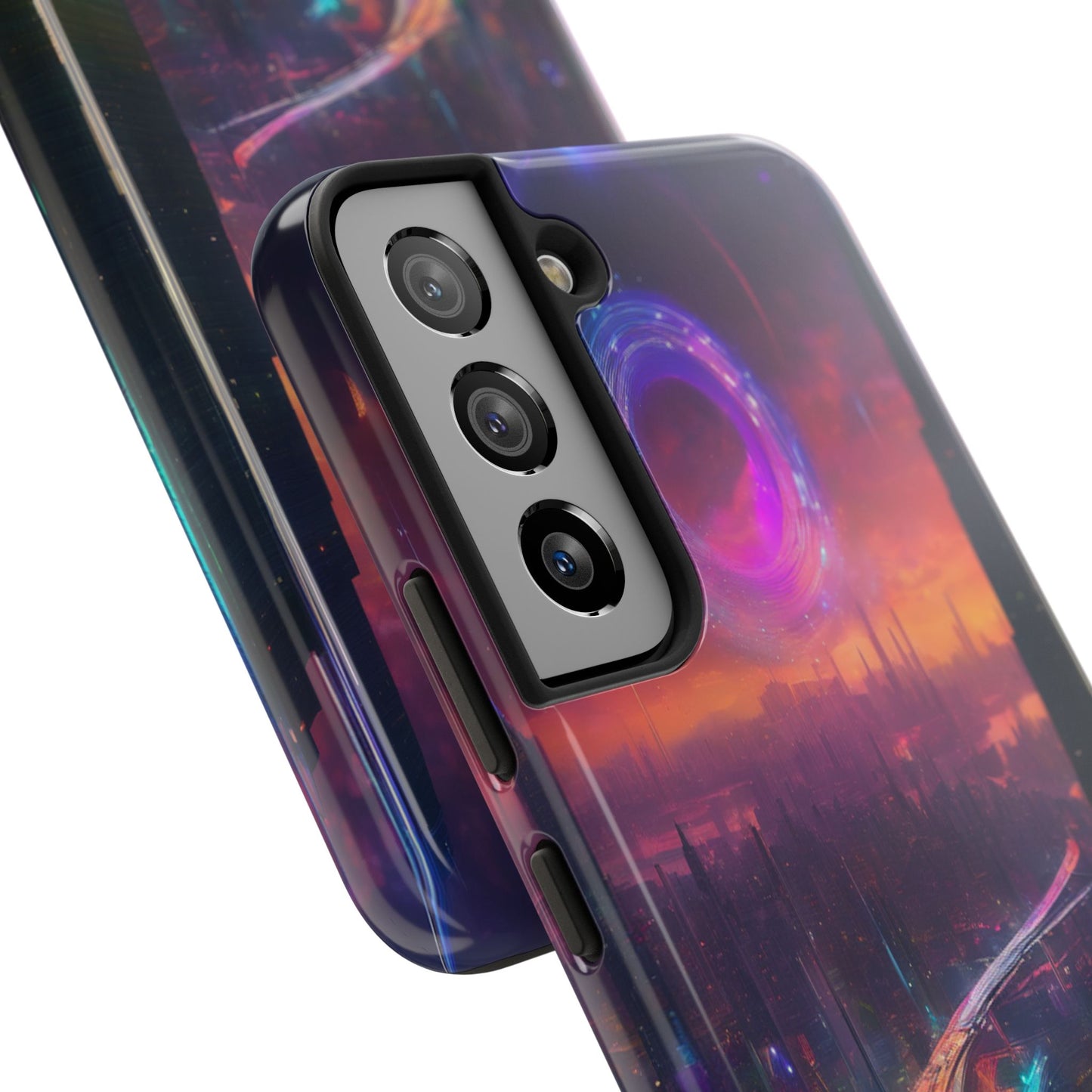 Tough Phone Case – Shockproof TPU/Polycarbonate for iPhone & Samsung