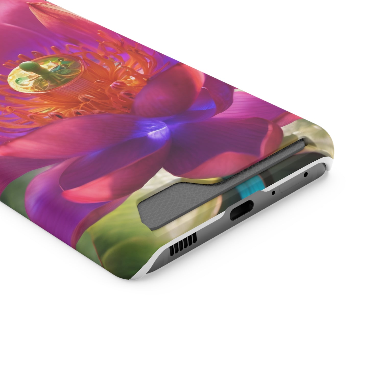 Neon Phone Case with Card Holder - MagSafe Polycarbonate Glossy/Matte