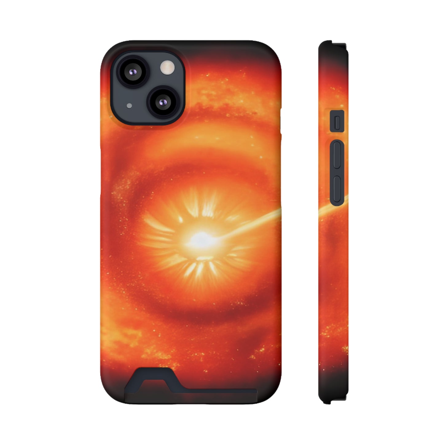 Neon Phone Case with Card Holder - MagSafe, Polycarbonate