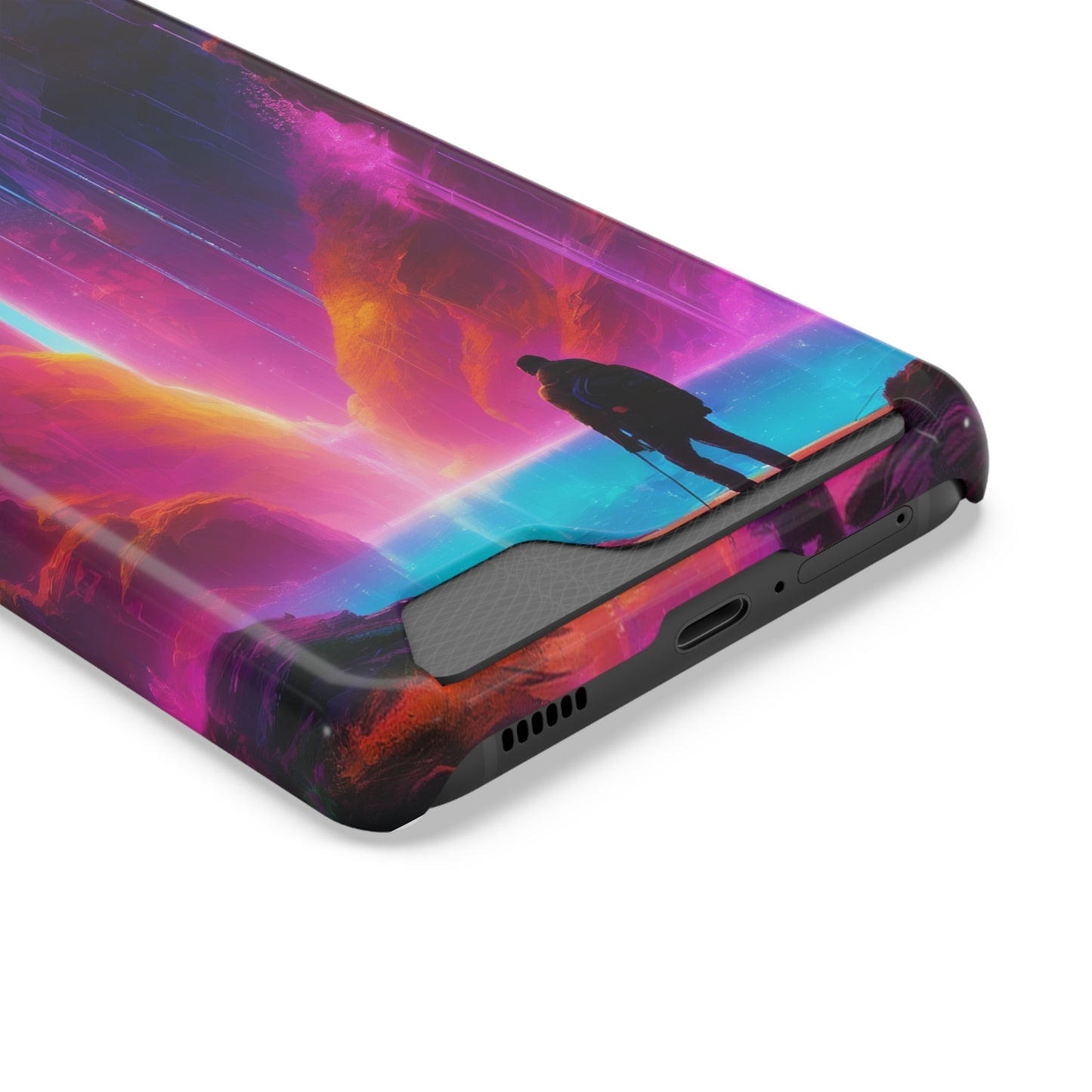 Neon Phone Case with Card Holder – MagSafe, 1 Card Slot