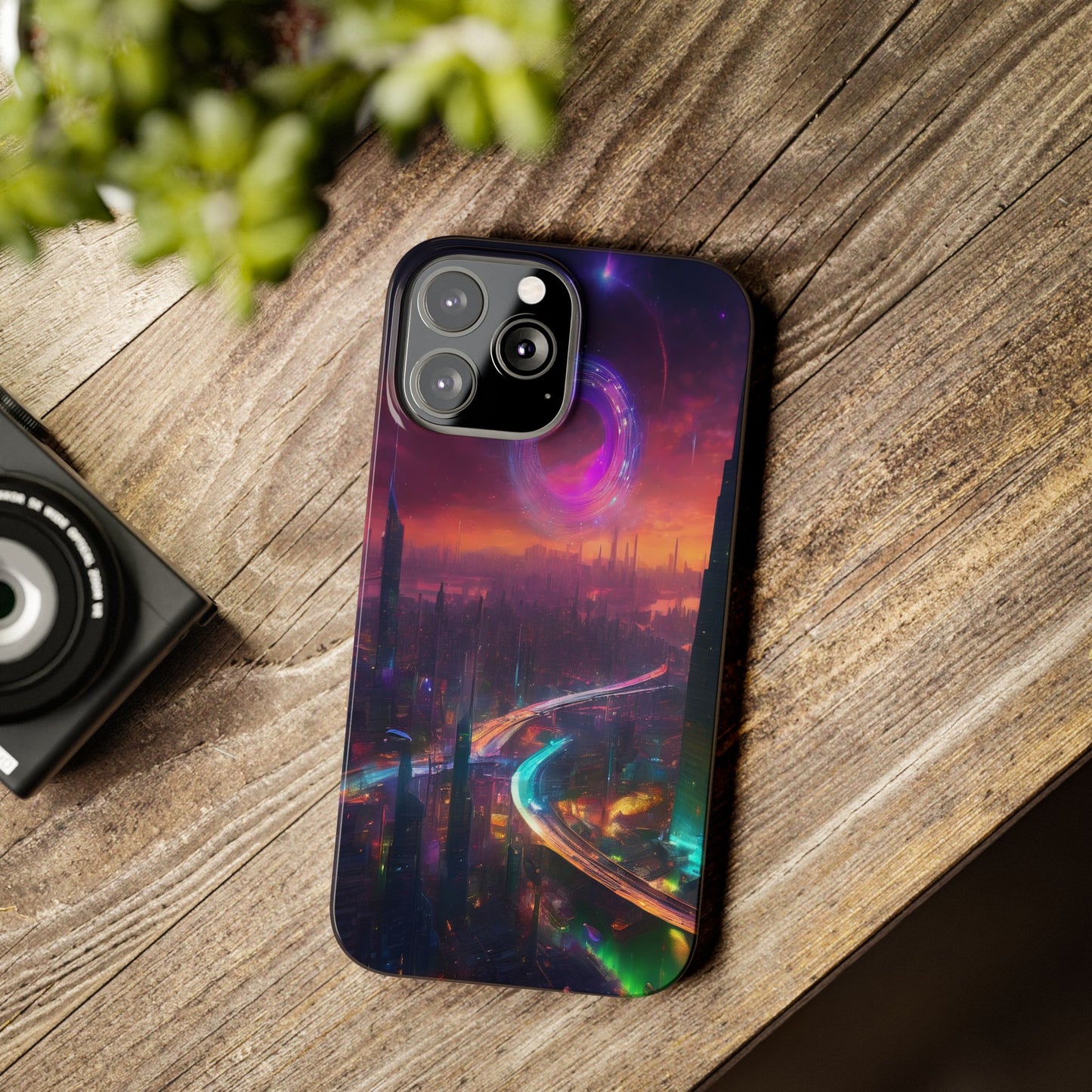 Slim Glossy Phone Case for iPhone 16 – Lexan PC