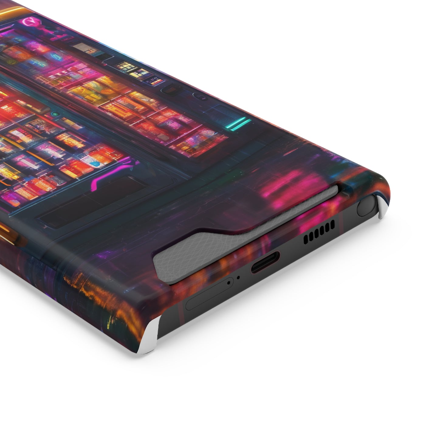Phone Case with Card Holder - Impact-Resistant Polycarbonate, MagSafe
