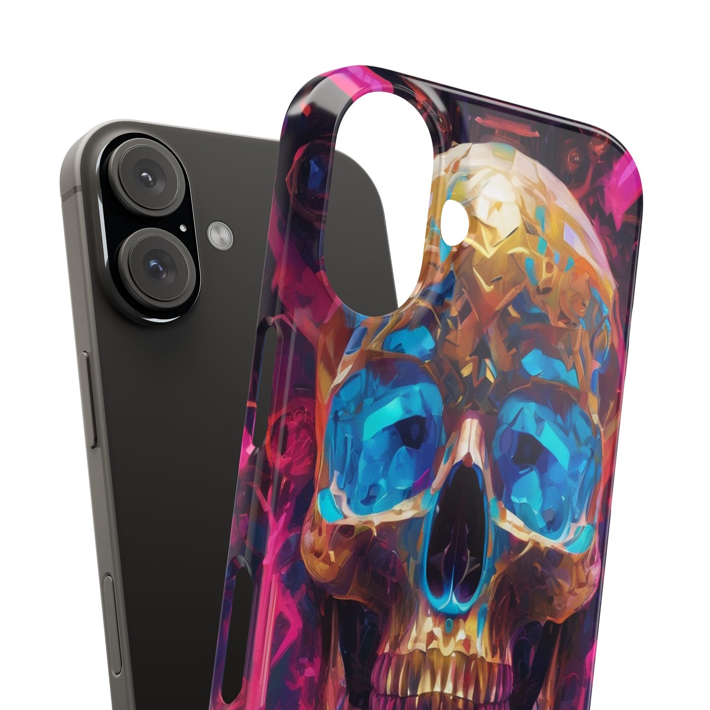 Slim Phone Case for iPhone 16 – Glossy Lexan Shield