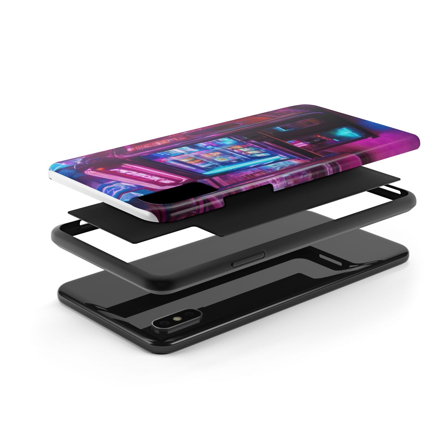 Tough Phone Case with TPU Shell - Impact-Resistant, Glossy Finish