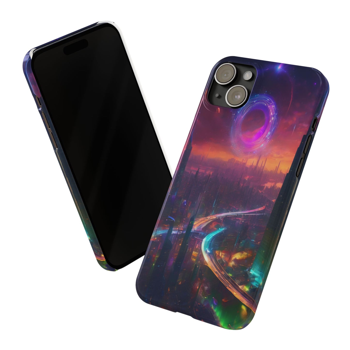 Slim Glossy Phone Case for iPhone 16 – Lexan PC