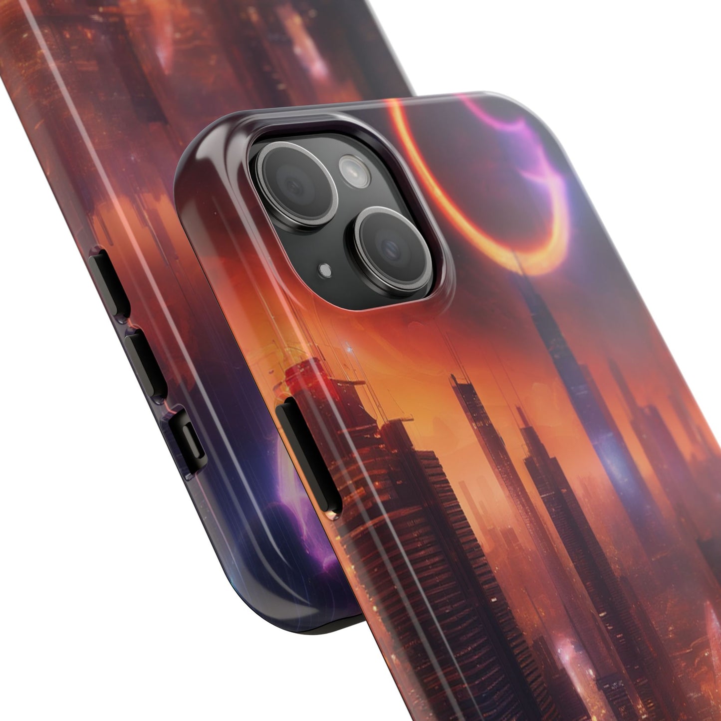 Rugged Phone Case - Impact-Resistant Dual-Layer TPU/PC, Glossy