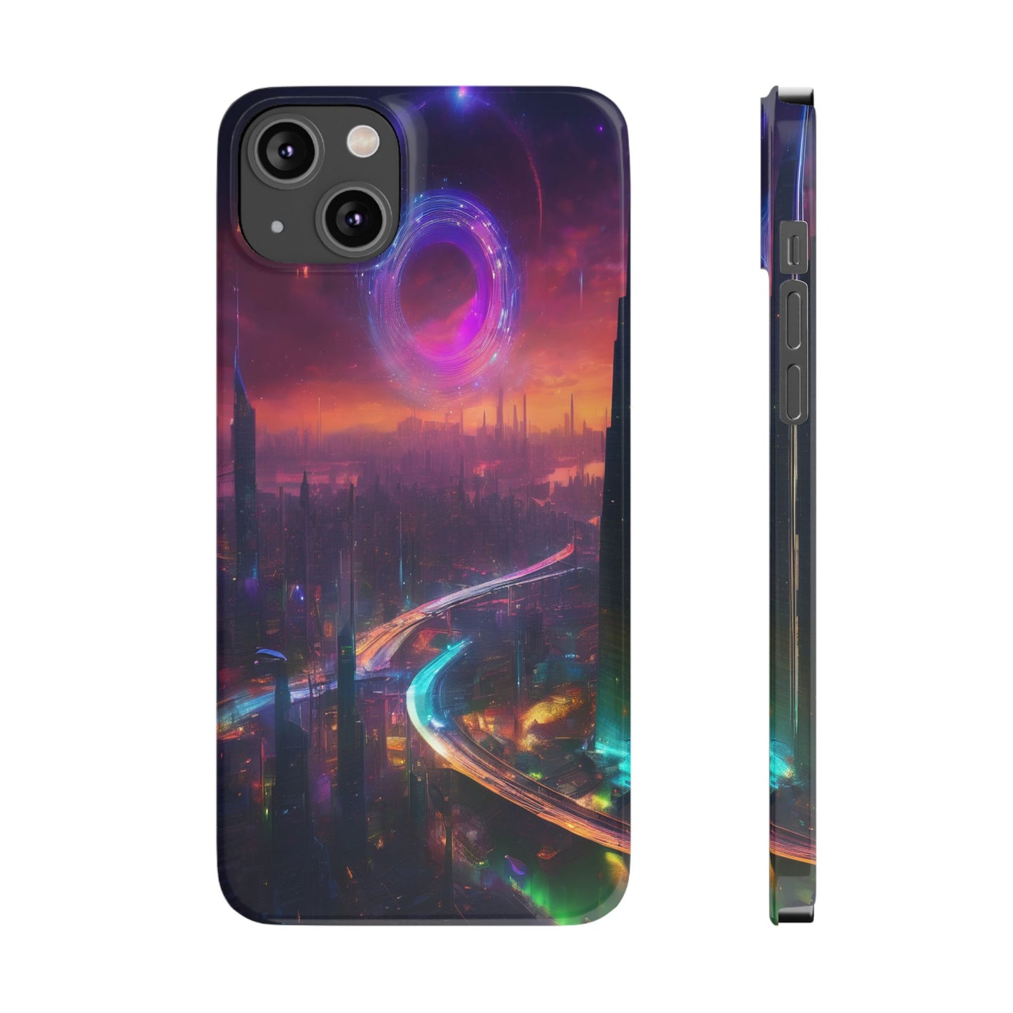 Slim Glossy Phone Case for iPhone 16 – Lexan PC