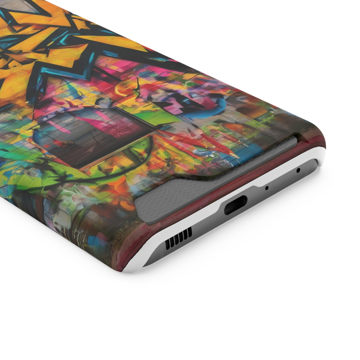 Neon Card-Holder MagSafe Phone Case for iPhone 13 & Galaxy S21/S22