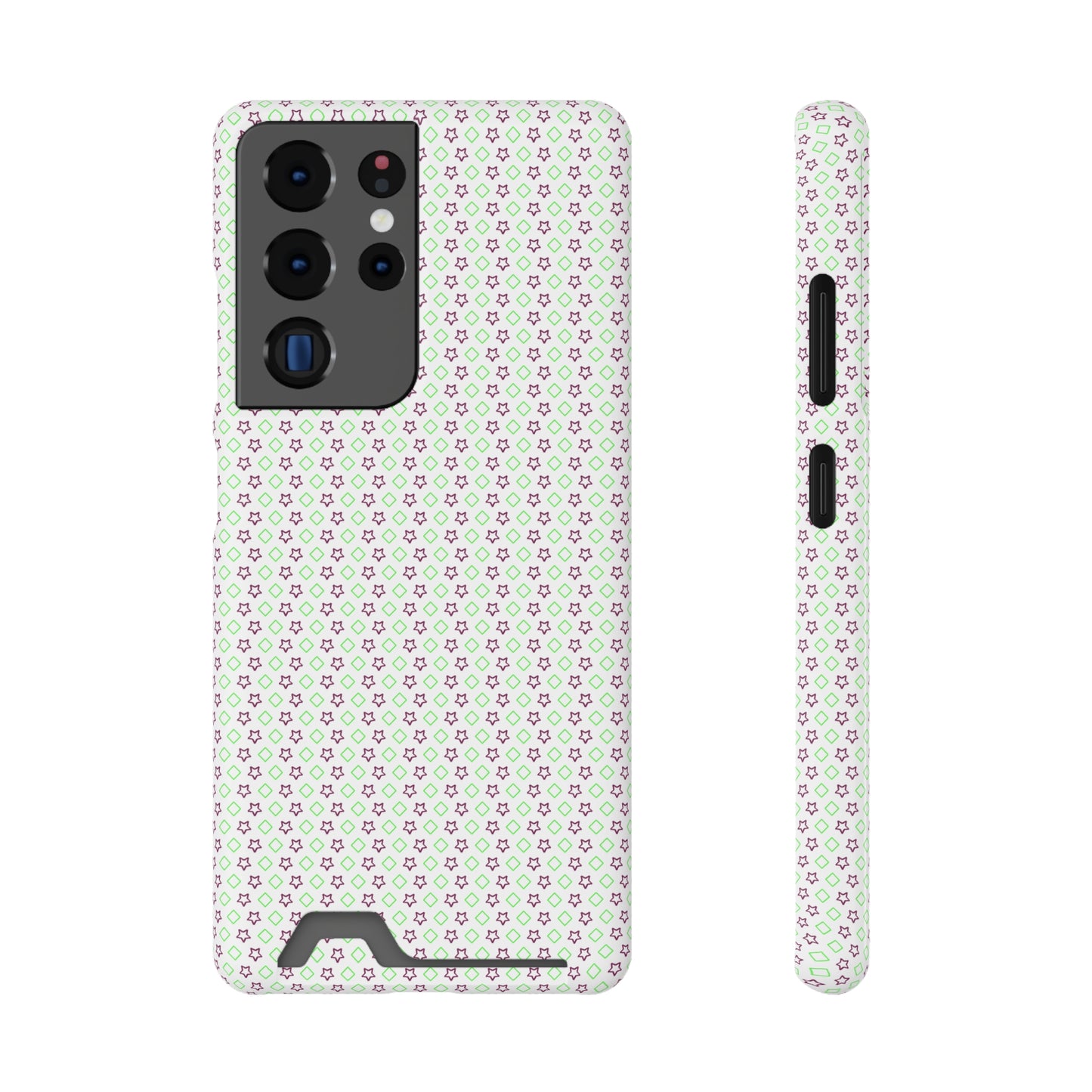 Neon Card Holder Phone Case with MagSafe - Impact-Resistant