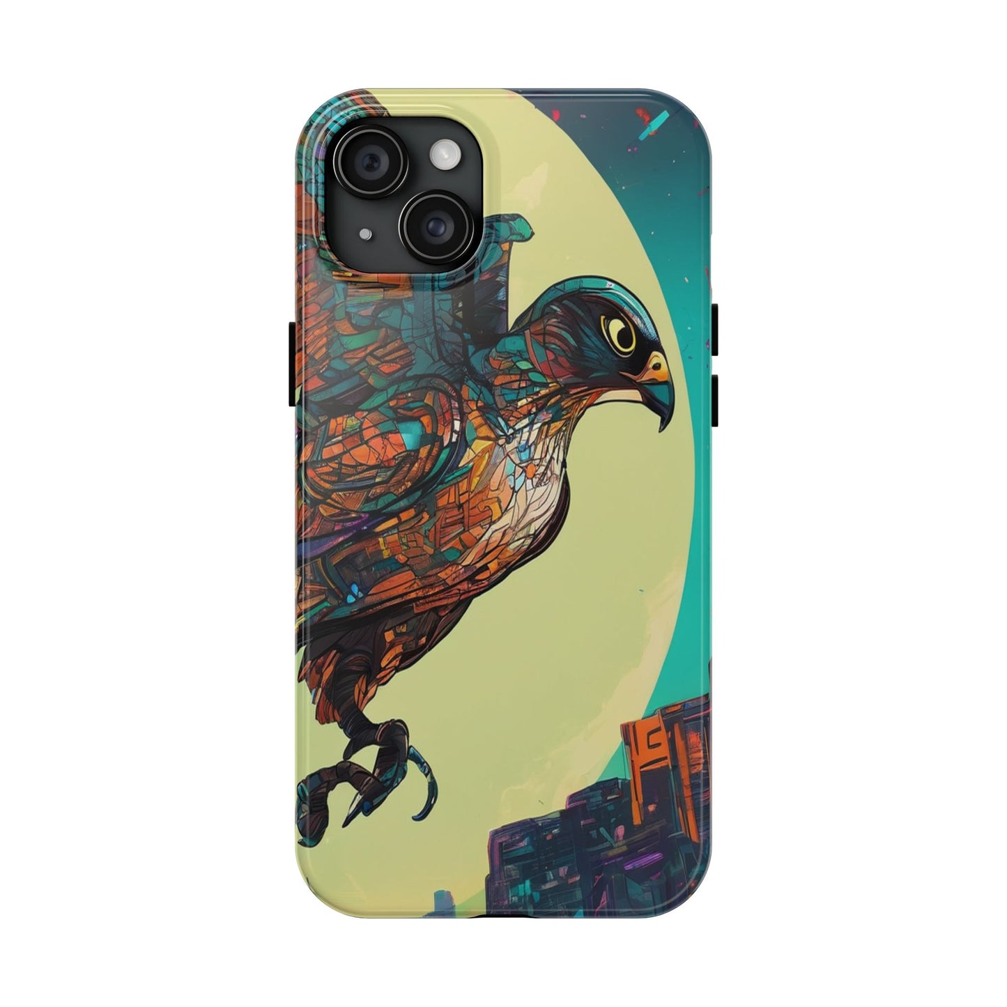 Neon Tough Phone Case - Impact-Resistant, Glossy Finish