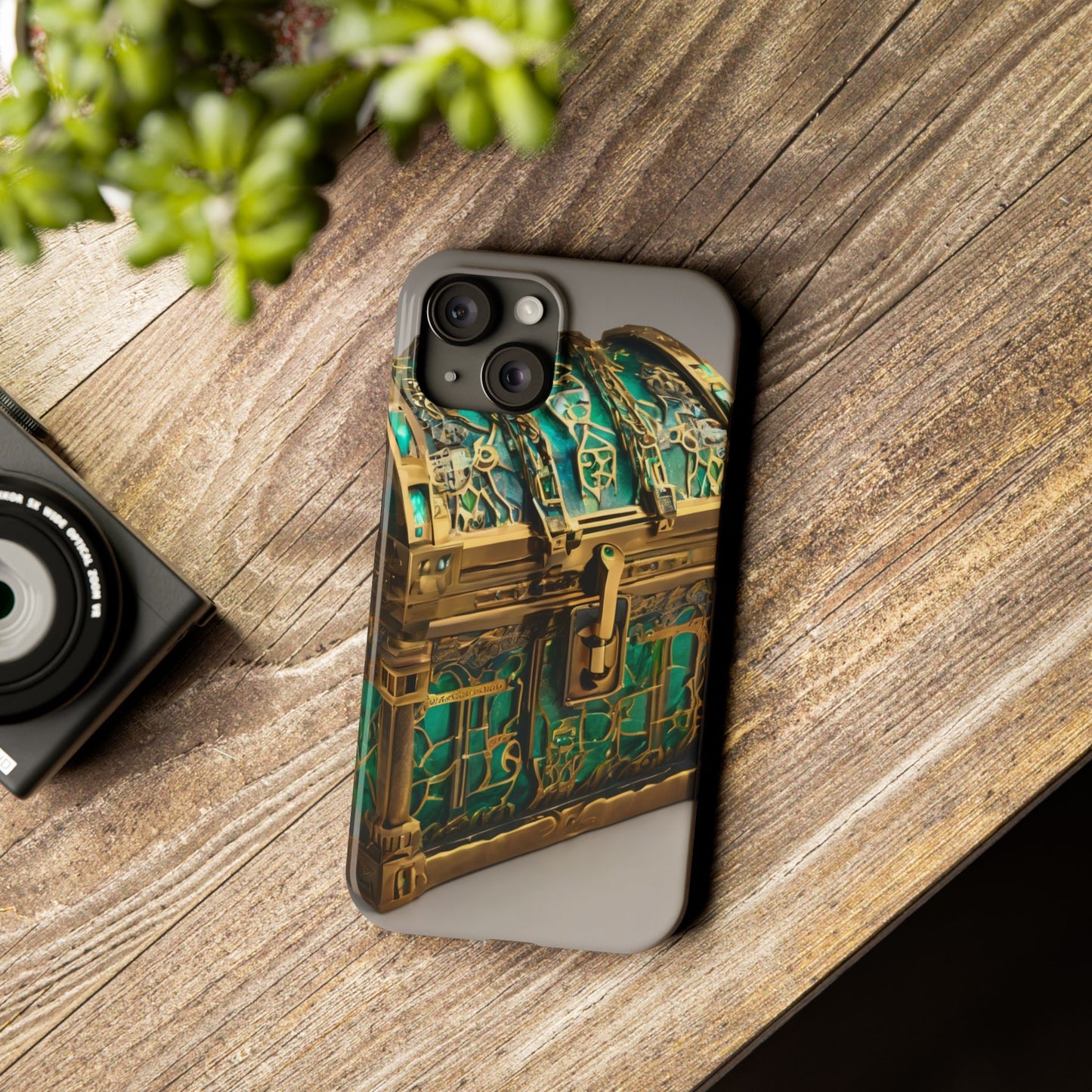 iPhone 16 Slim Phone Case: Glossy Lexan, Ultra-Slim
