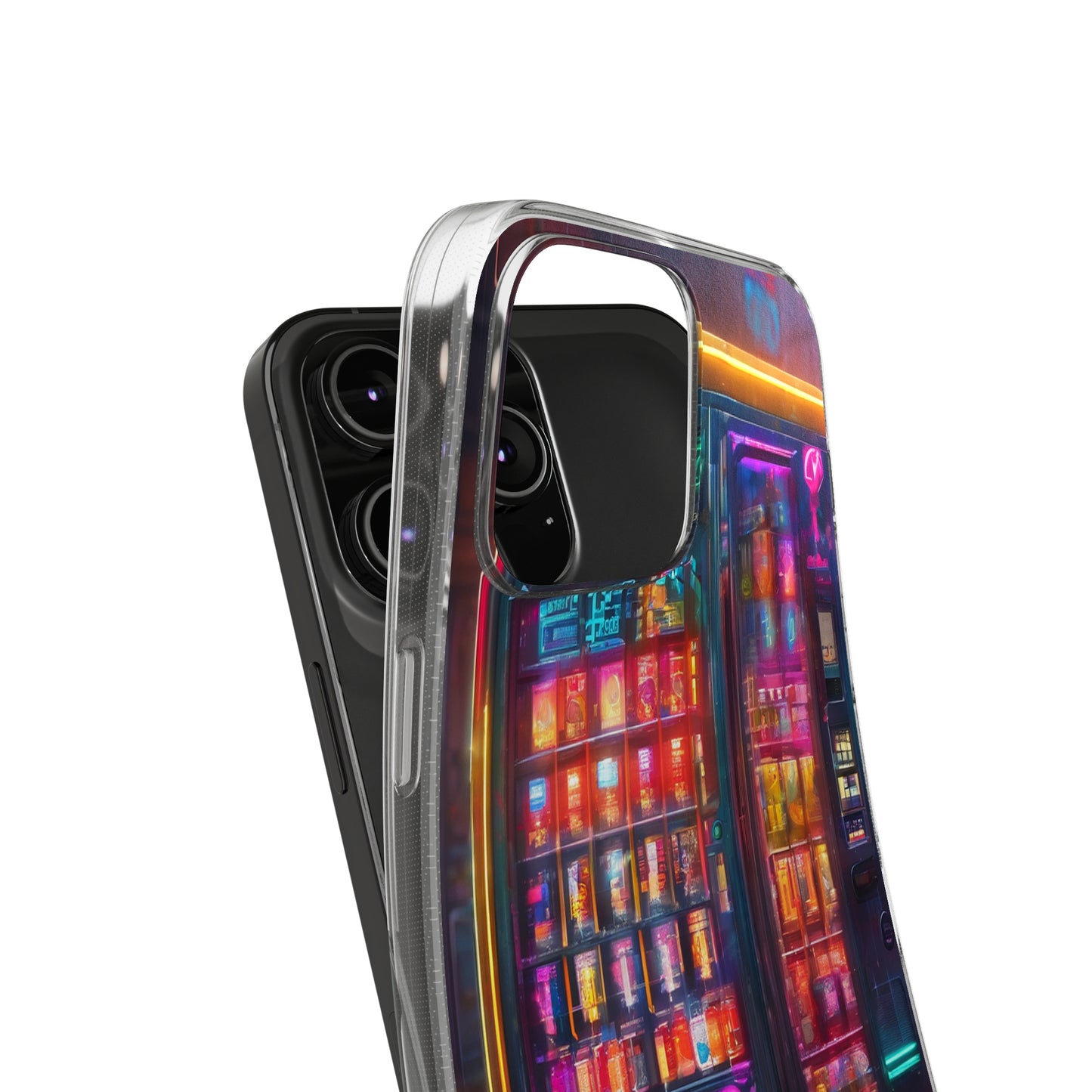 Neon Clear Silicone Phone Case - Slim & Flexible Protection