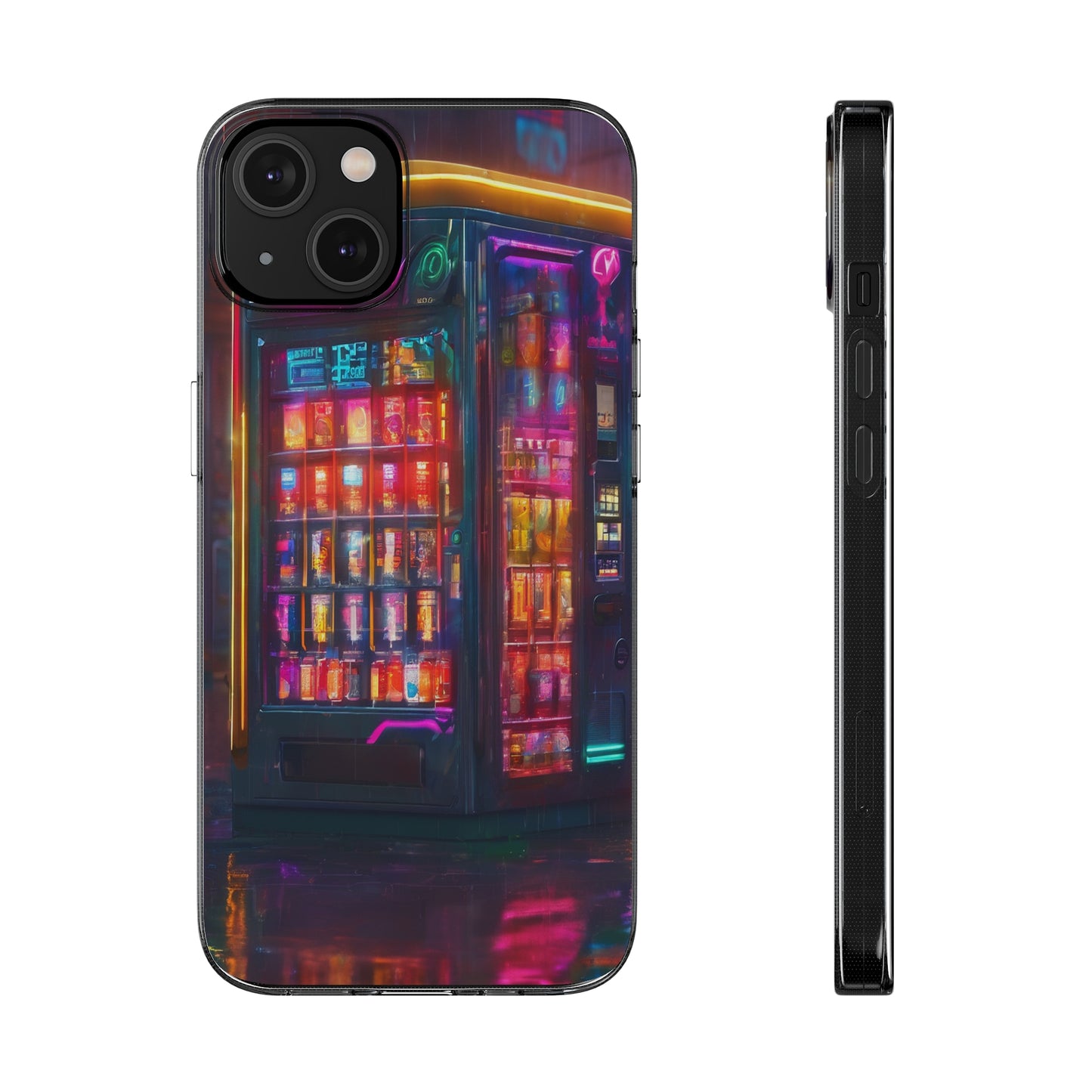 Neon Clear Silicone Phone Case - Slim & Flexible Protection
