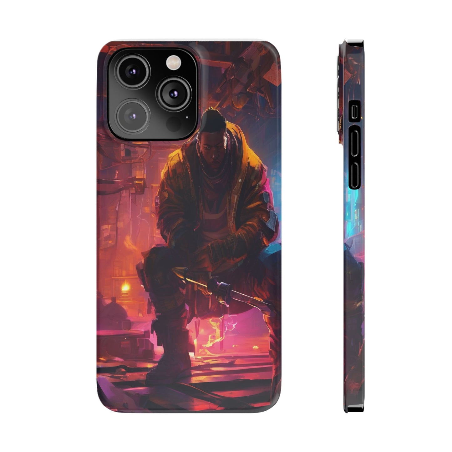 Slim Phone Case for iPhone 16 - Ultra-Thin, Glossy PC