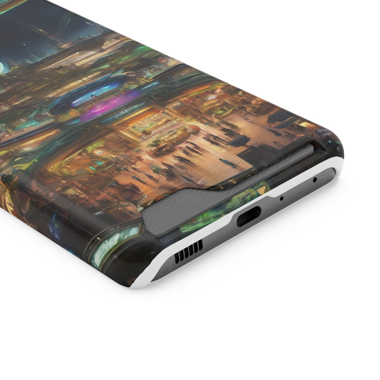 MagSafe Polycarbonate Phone Case with Card Holder - Glossy or Matte