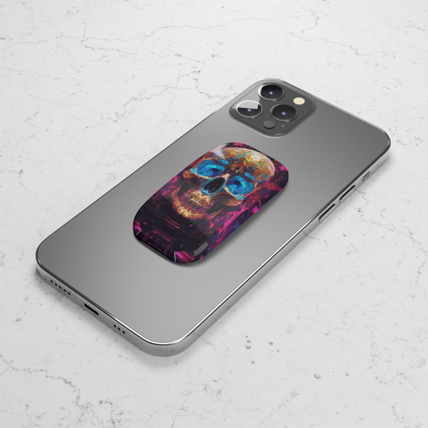 Phone Grip Click-On: Personal Phone Holder & Kickstand
