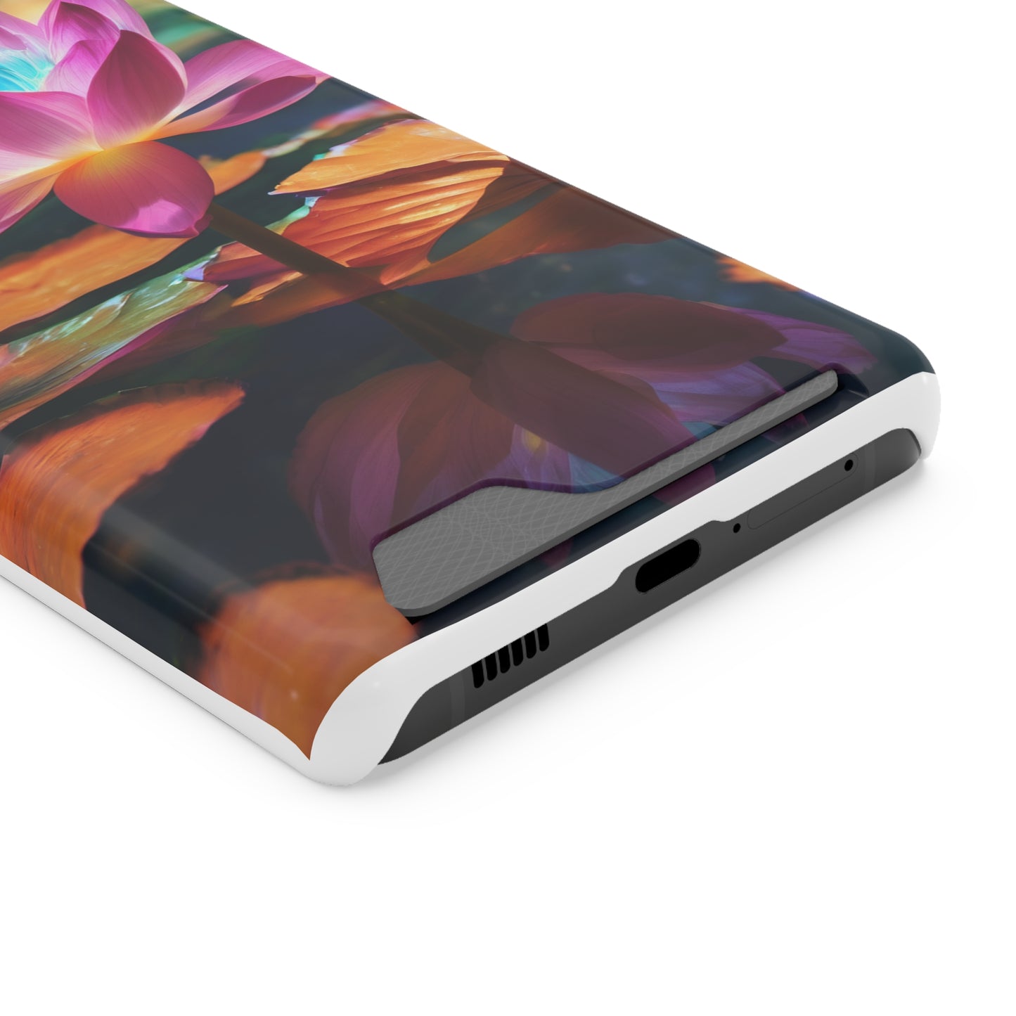 Neon Phone Case with Card Holder - MagSafe & Card Storage