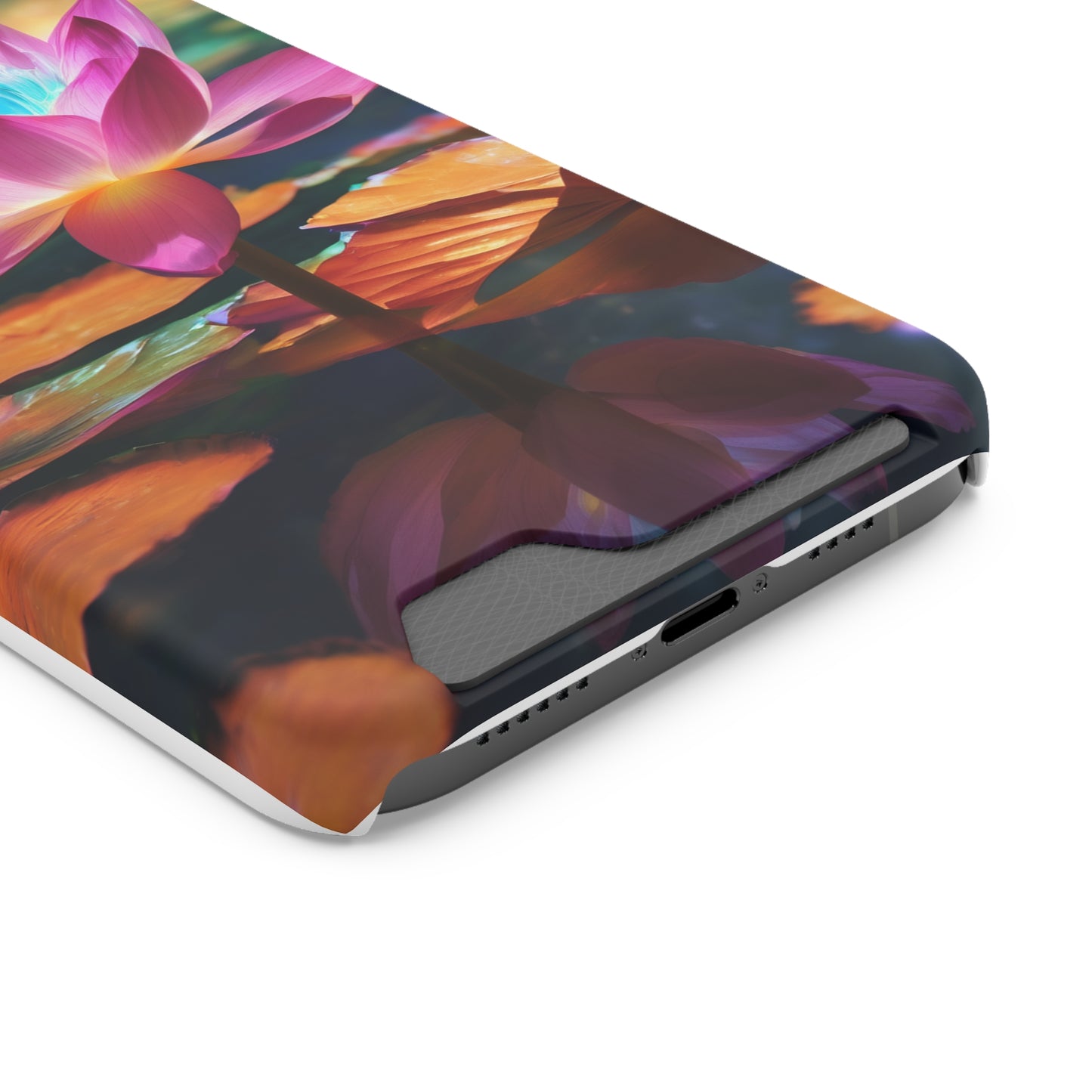 Neon Phone Case with Card Holder - MagSafe & Card Storage