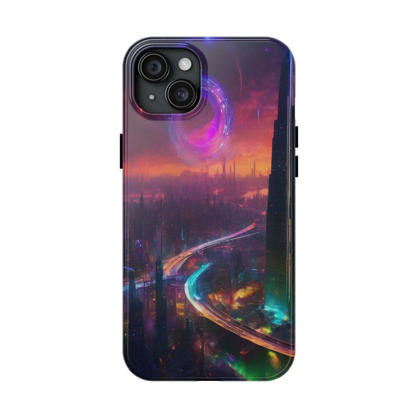 Tough Phone Case – Shockproof TPU/Polycarbonate for iPhone & Samsung
