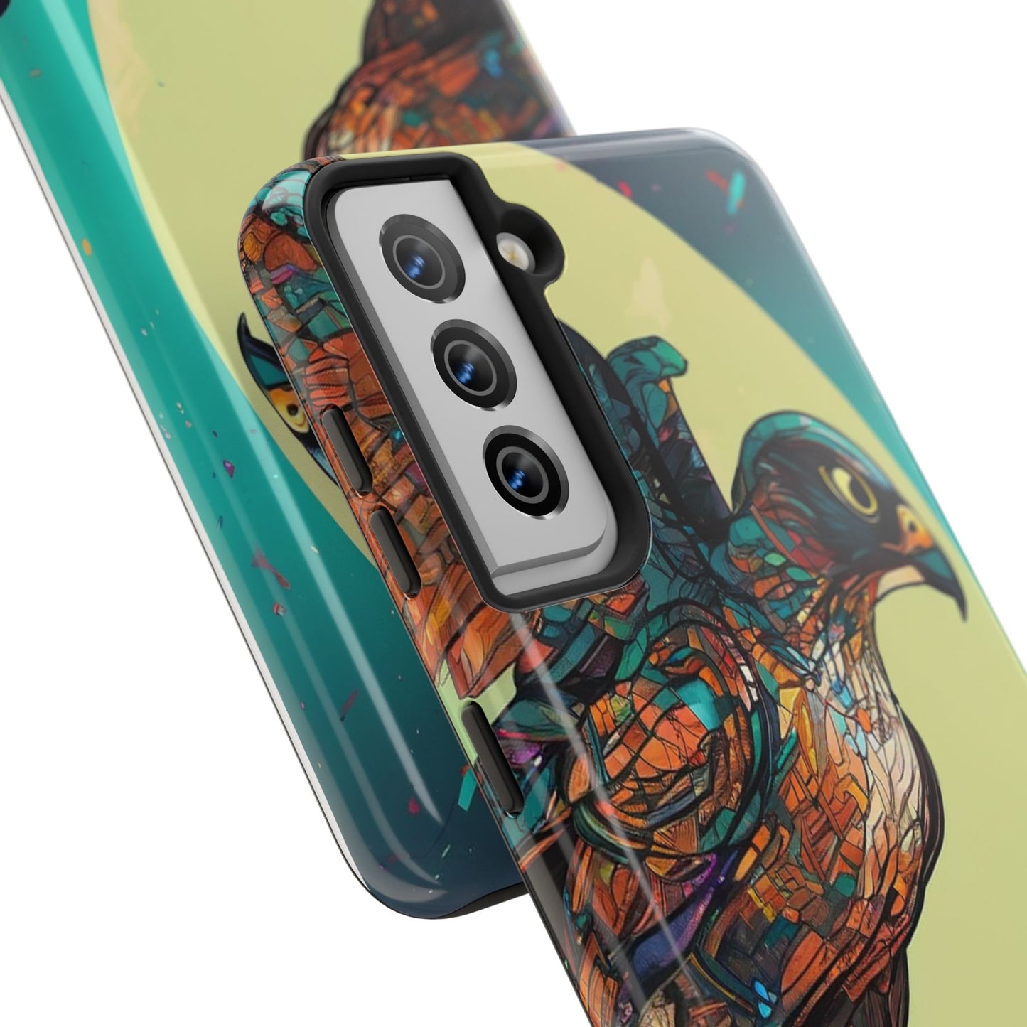 Neon Tough Phone Case - Impact-Resistant, Glossy Finish