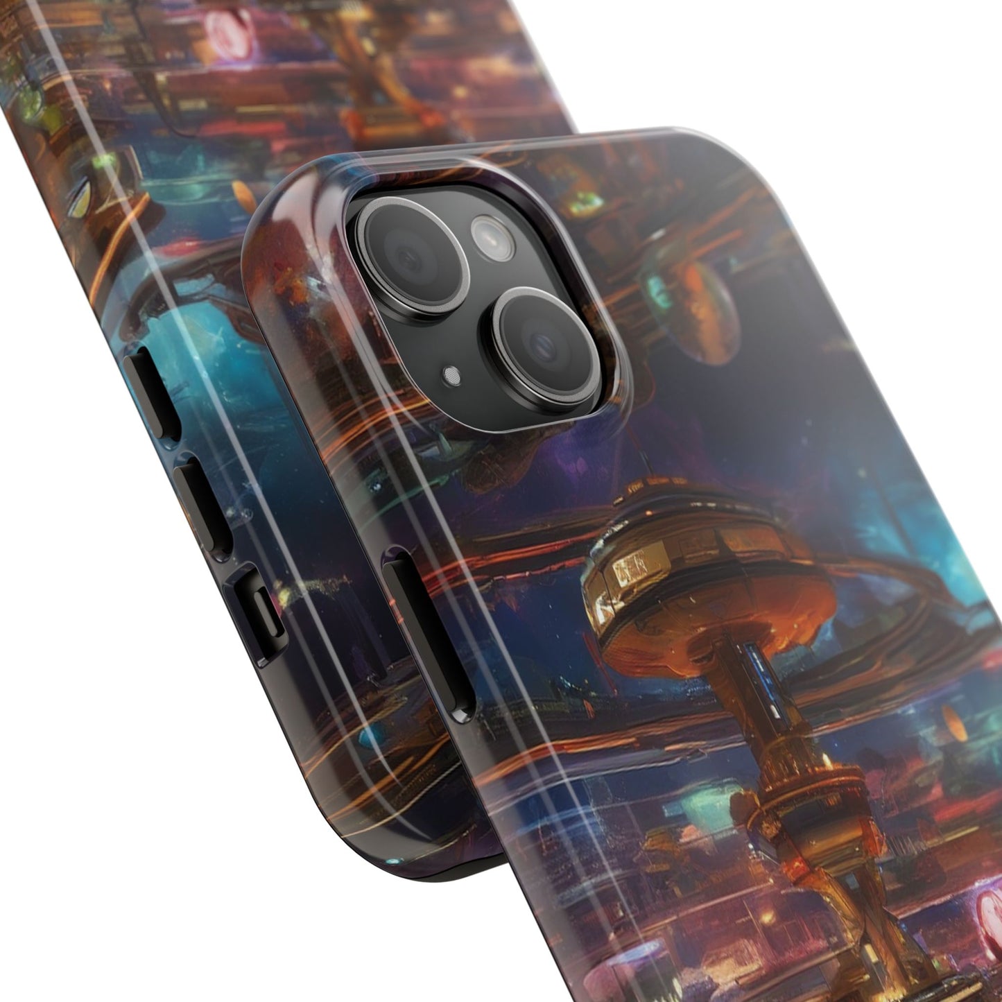 Tough Phone Case - 2-Piece Impact-Resistant Glossy Shield