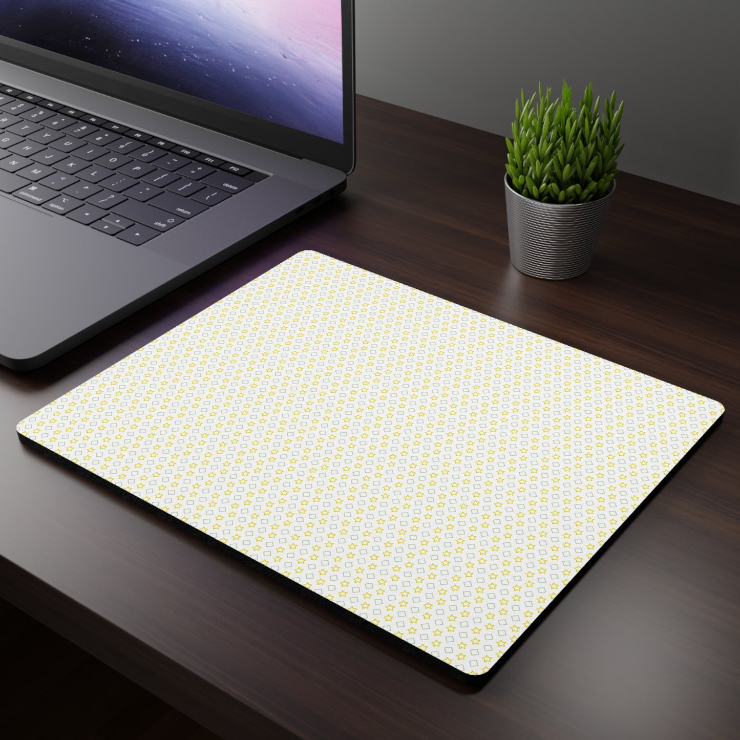 Custom Neon Rectangular Mouse Pad - 9.3x7.8 in