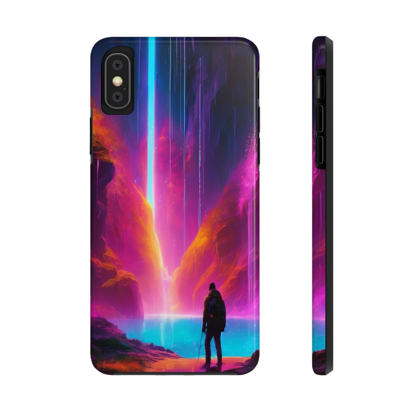 Tough Phone Case with TPU & PC Shell – Shockproof for iPhone/Samsung