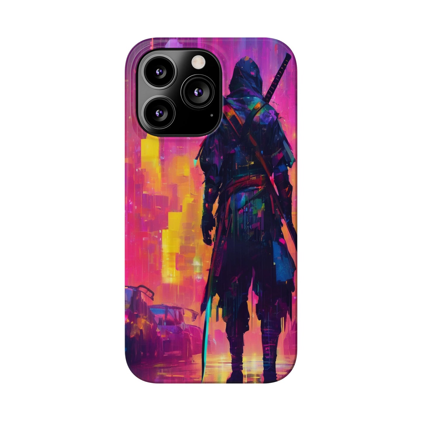 Neon Slim Phone Case for iPhone 16 - Glossy Lexan Finish