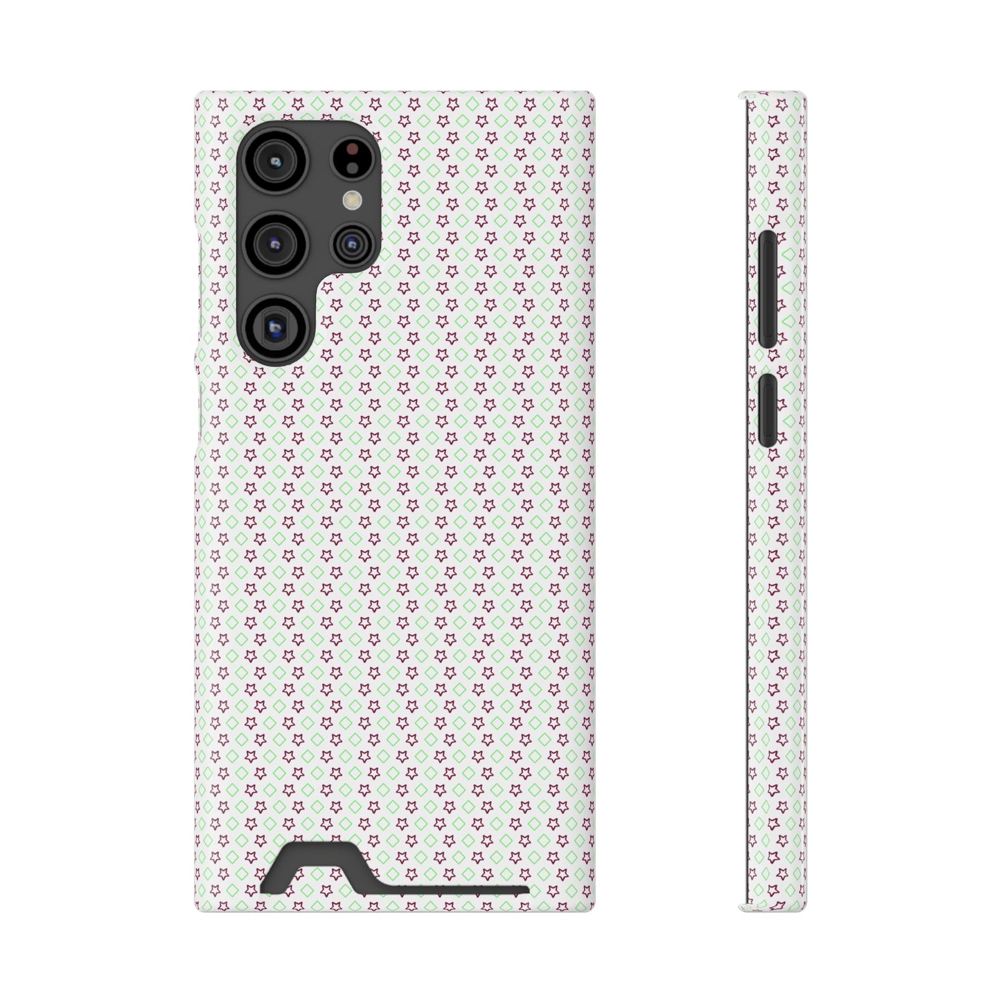 Neon Card-Holder Phone Case - Glossy/Matte Finish