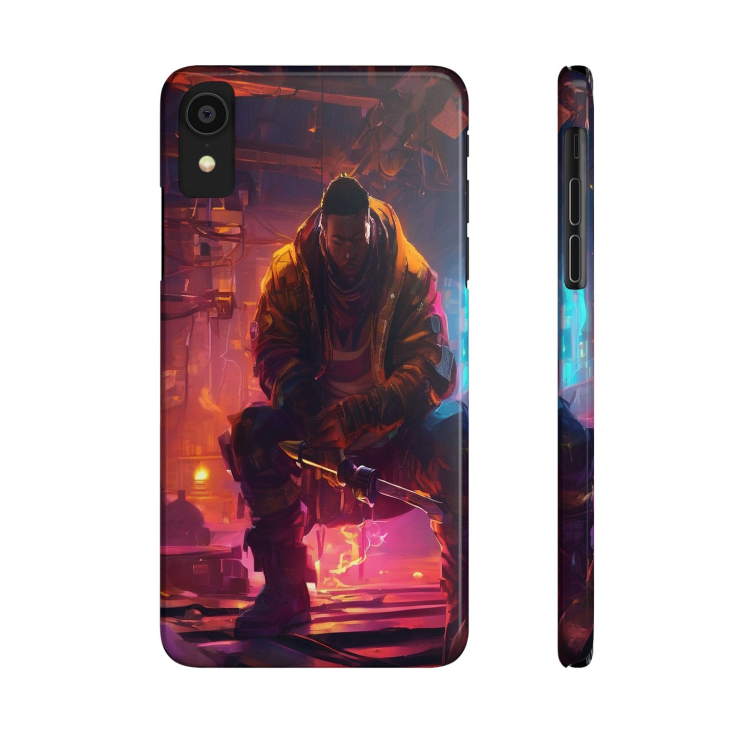 Slim Phone Case for iPhone 16 - Ultra-Thin, Glossy PC