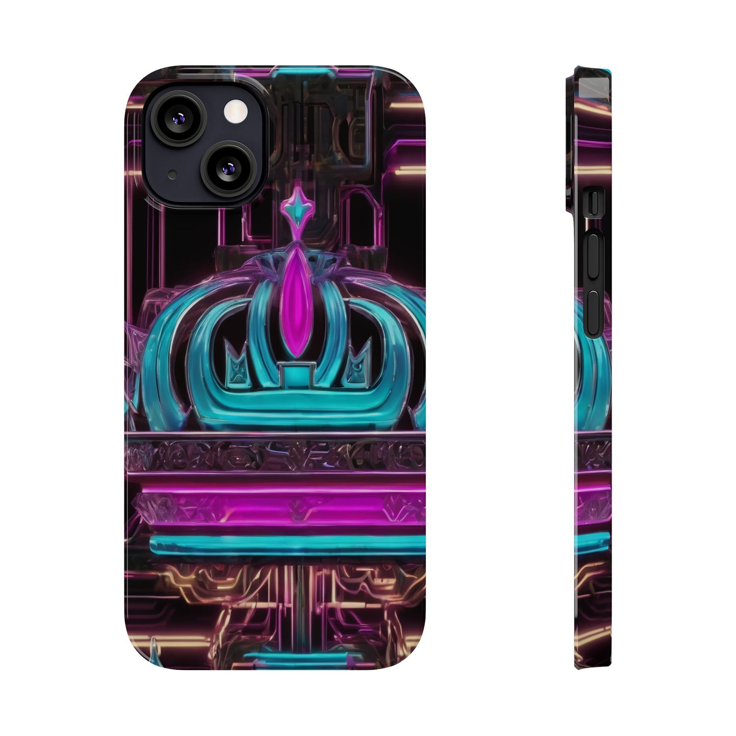 Slim Phone Case for iPhone 16 - Glossy, Lightweight, Impact-Resistant