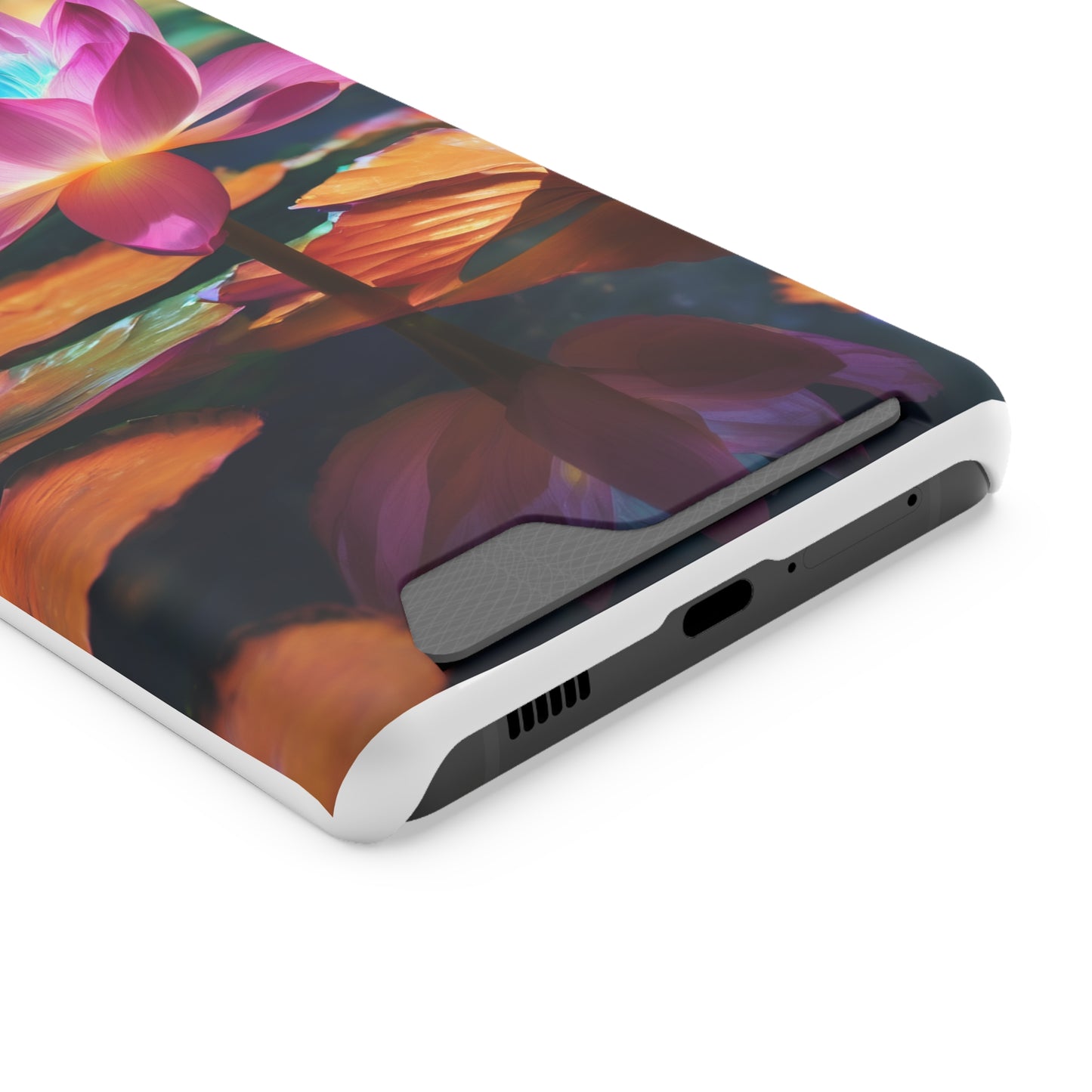 Neon Phone Case with Card Holder - MagSafe & Card Storage